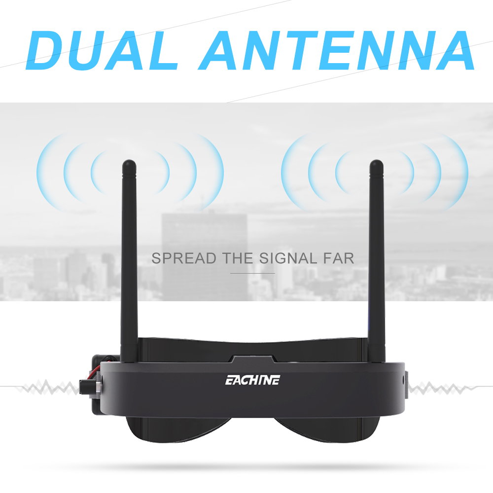 Eachine EV100 720*540 5.8G 72C – Skyzone Cobra X V2 Fpv Goggles recenzja i cena
