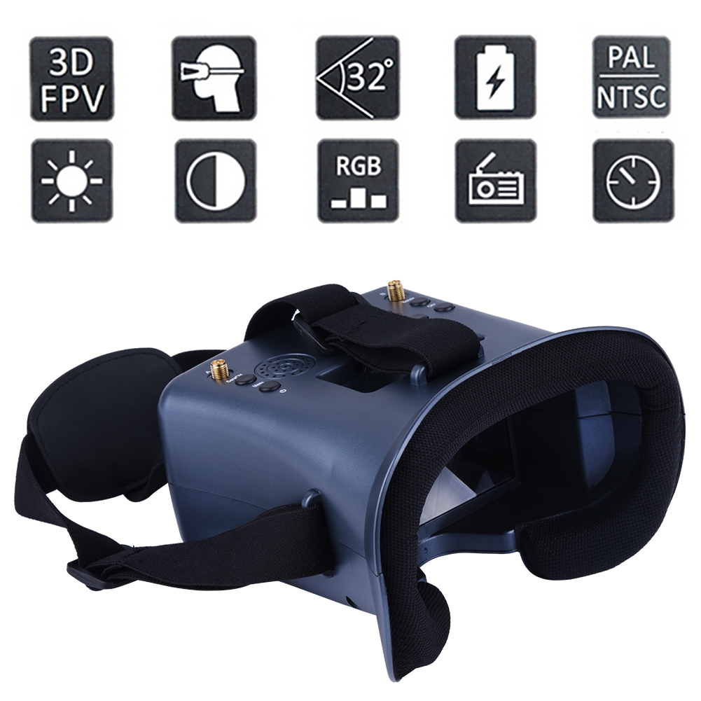 Okulary FPV 008D 5.8G 40CH 4.3 – Skyzone Cobra X V2 Fpv Goggles recenzja i cena