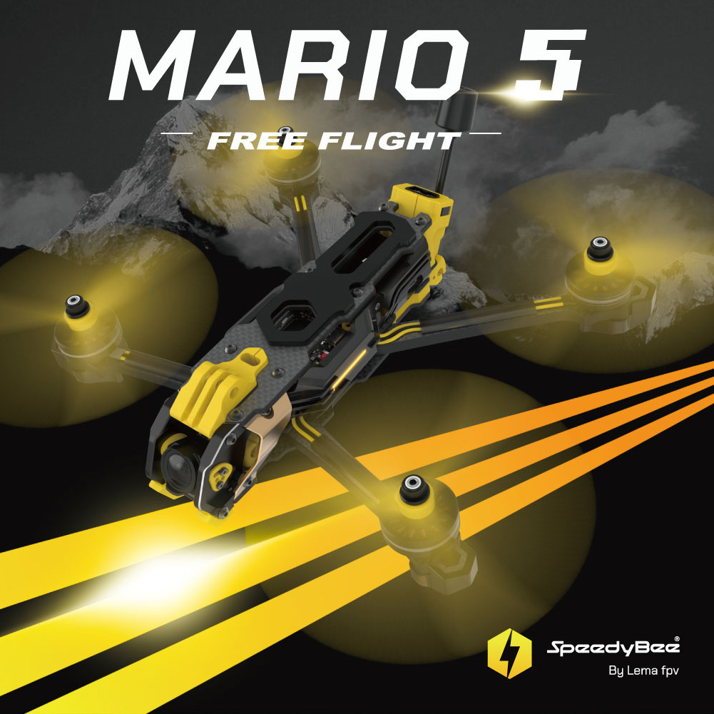 SpeedyBee Mario 5 Frame 5 cali – Radiomaster Ranger 2.4Ghz Elrs Module recenzja i cena